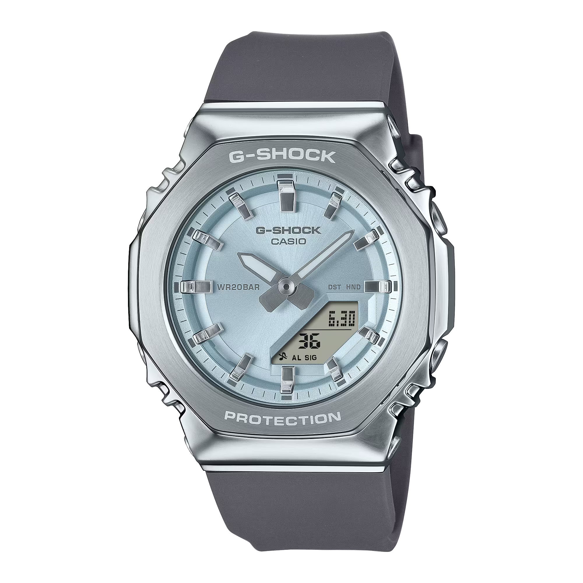 G-Shock GMS2110-2A Analog-Digital Metal Casioak Ice Blue Ladies