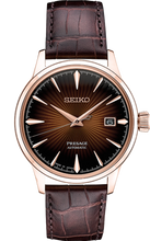 Seiko Presage SRPB46 Cocktail Time Burgundy Dial Automatic Rose Gold