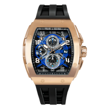 Tsar Bomba TB8211Q-05 Elemental Quartz Rose Gold Blue Dial