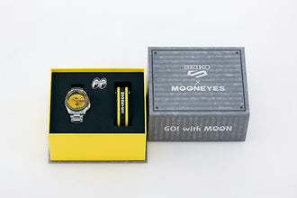 Seiko 5 Sports SBSA287 MOONEYES Limited Edition SKX Style Automatic Yellow