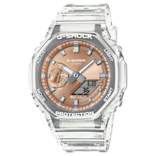 G-Shock GA2100BM-7A5 Shimmering Color Translucent Rose Gold Dial
