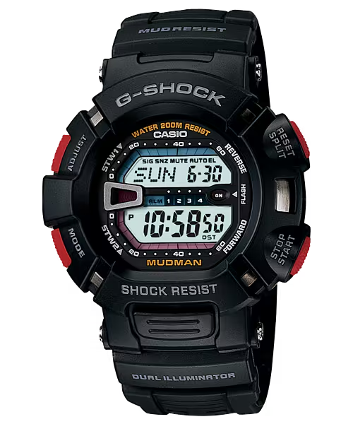 G-Shock G9000-1V Master of G Mudman Dual Illuminator Stopwatch