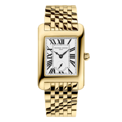 Frederique Constant FC-235S2C5B Classics Carree Small Seconds Gold Tone Ladies Quartz
