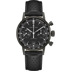 Hamilton H38446730 American Classic Intra-Matic Auto Chrono Black