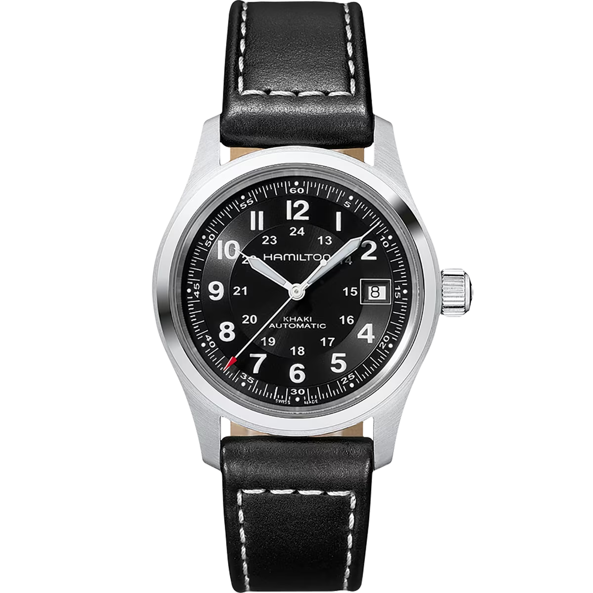 Hamilton H70455733 Khaki Field Auto Black Dial 38mm Stainless Steel