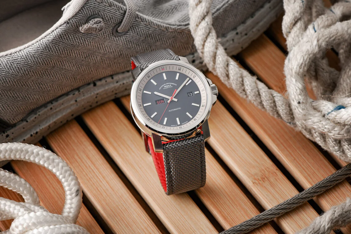 Muhle Glashutte M1-25-34-CB 29er Day Date Grey Canvas Strap Automatic