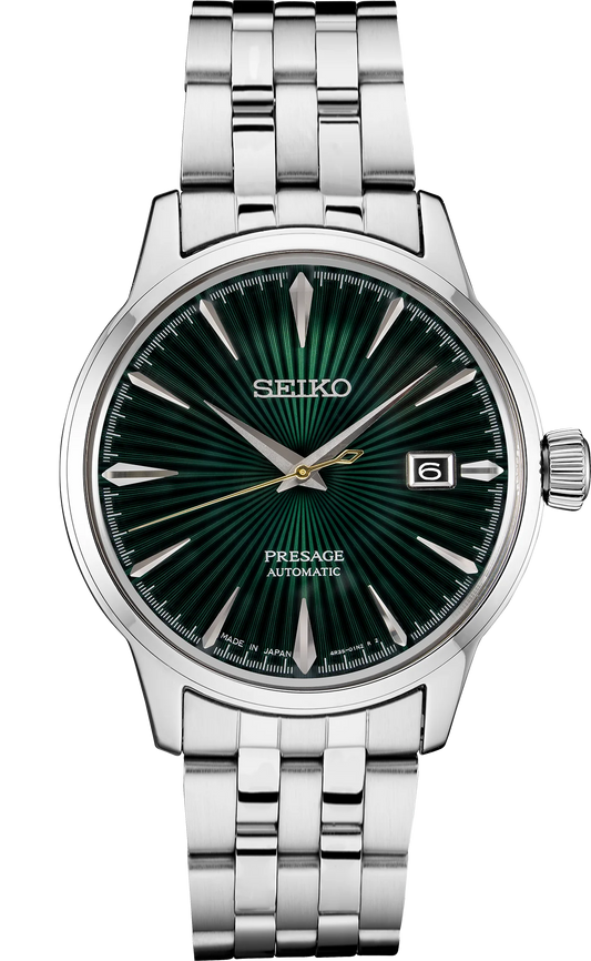 Seiko Presage SRPE15 Cocktail Time Green Sunburst Automatic
