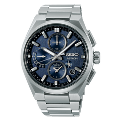 Seiko Astron SSH161 GPS Solar Dual Time Chronograph Blue Dial Seiko Astron SSH161 GPS Solar Dual Time Chronograph Blue Dial