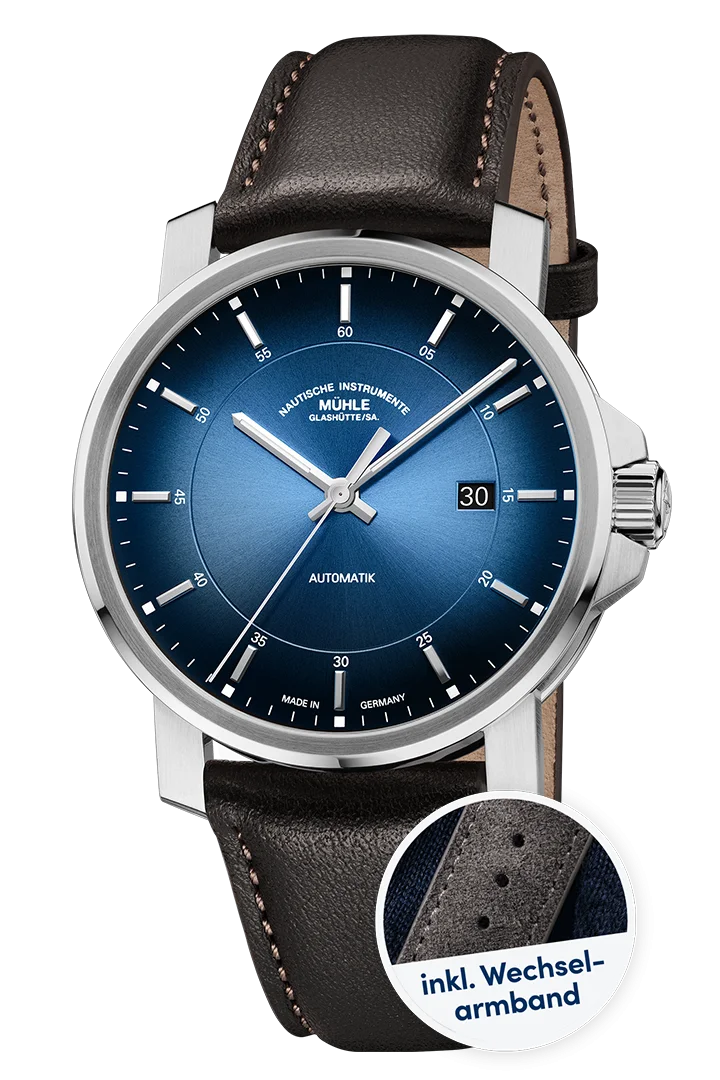 Muhle Glashutte M1-25-72-2-VLB 29ER Casual Coastal Blue Dial Automatic