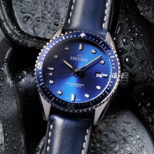 Delma 41601.708.6.041 Cayman Quartz Blue Sunray Dial 42mm