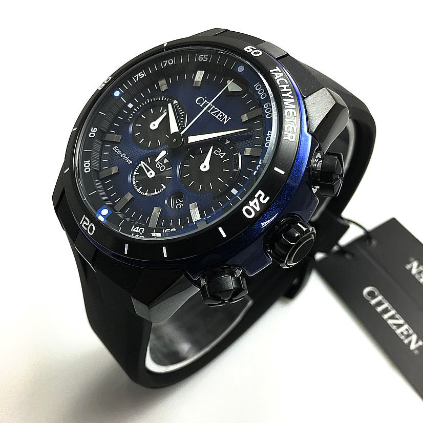 Citizen Eco-Drive CA4155-12L Ecosphere Blue Chronograph Solar