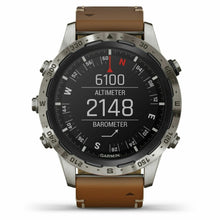 Garmin 010-02006-26 MARQ Adventurer Modern Tool Watch Leather Strap