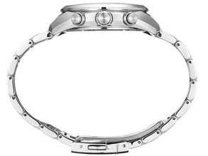 Seiko Astron SSH019 GPS Solar Quartz Dual Time Stainless Steel Blue Dial