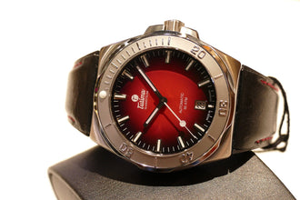 Tutima 6156-07 M2 Seven Seas S Crimson Red Leather