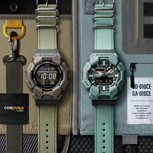 G-Shock GA010CE-2A Analog-Digital 10 Year High Brightness Teal Cordura Strap