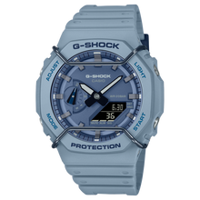 G-Shock GA2100PT-2A Tone-on-Tone Wire Face Casioak Blue
