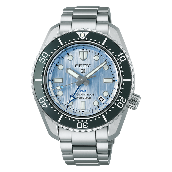 Seiko Prospex SPB385 Sea MM200 Automatic GMT Ice Blue Limited Edition