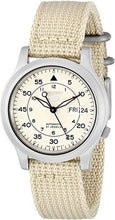 Seiko 5 Sports SNK803 Beige Automatic Canvas Strap // Pre-Owned