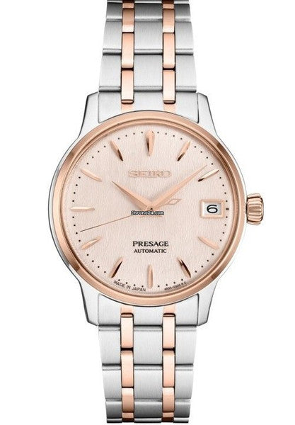 Seiko SRPF54 Presage Cocktail Time Stainless Case Rose Gold