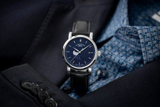 Muhle Glashutte M1-44-62-LB Teutonia IV BlueMoon Automatic 39mm