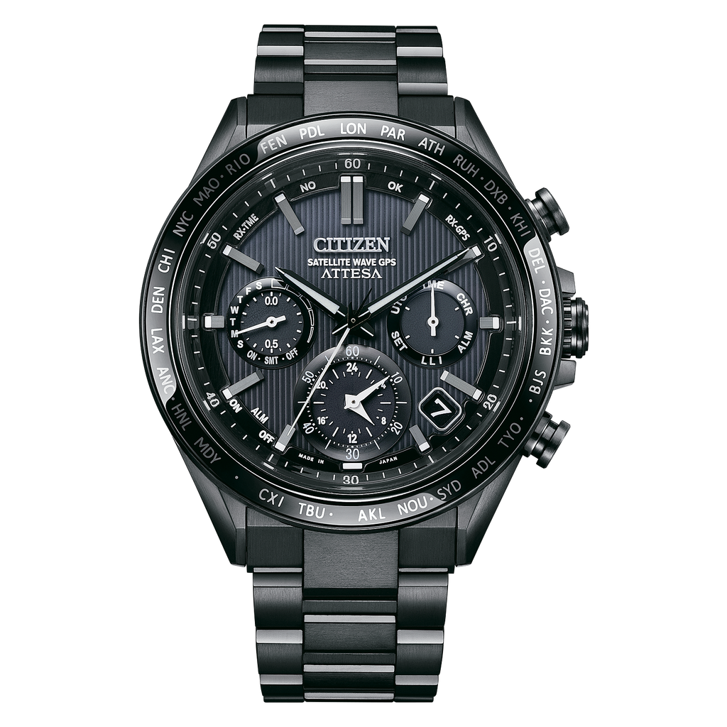 Citizen CC4055-65E Attesa GPS Super Titanium Black DLC – Arizona