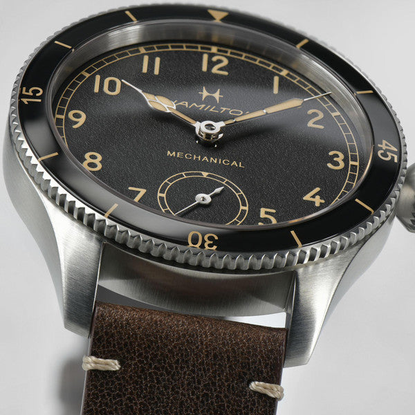 Hamilton H76719530 Khaki Aviation Pilot Pioneer Mechanical Small