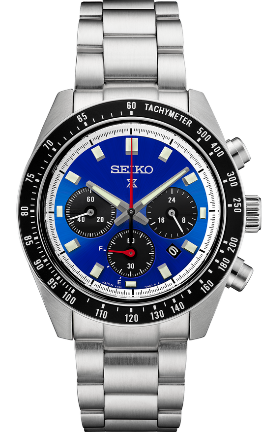 Seiko Prospex SSC931 Speedtimer Solar Chronograph Blue Dial