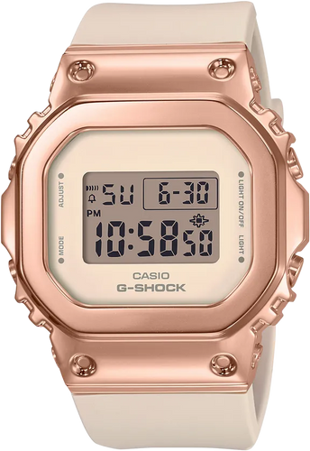 Casio G-Shock GMS5600PG-4 Compact Active Ladies Square Design Pink Band