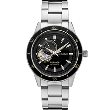 Seiko Presage SSA425 60's Collection Open-Heart Black Dial