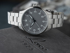 Laco 862158.MB Pilot Watches Basic Augsburg Grau 42mm Bracelet