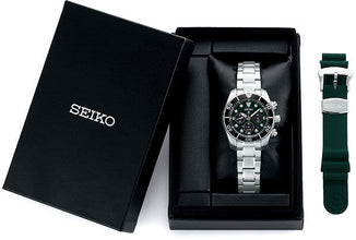 Seiko SSC807 Prospex Solar Chronograph Green Dial Limited Edition