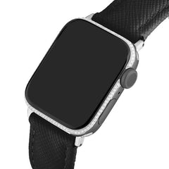 &Diamonds AW7-41-1-S One Row Diamond Custom Apple Watch Starlight