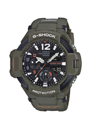 Casio G-Shock Aviation Twin Sensor Olive GA110KH-3ACR