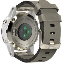 Garmin fenix 5S Sapphire Edition Multi-Sport Training GPS Watch (Champagne, Gray Suede Band)