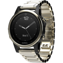 Garmin fenix 5S Sapphire Edition Multi-Sport Training GPS Watch (Champagne, Metal Band)