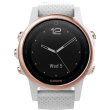 Garmin fenix 5S Sapphire Edition Multi-Sport Training GPS Watch (Rose Goldtone, White Band) 