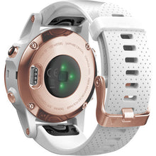 Garmin fenix 5S Sapphire Edition Multi-Sport Training GPS Watch (Rose Goldtone, White Band) 