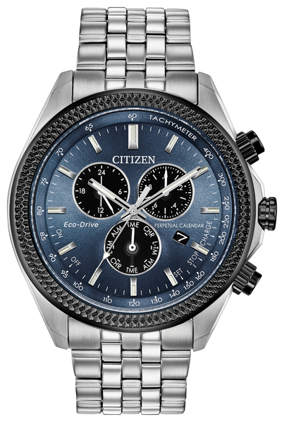 Citizen BL5568-54L Eco-Drive Corso Chronograph Alarm Blue Dial