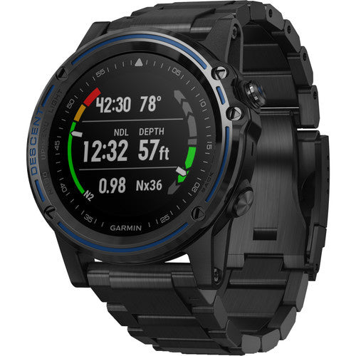 Garmin Descent Mk1 GPS Dive Watch Gray Sapphire with DLC Titanium Band