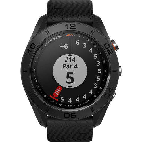 Garmin Approach S60 GPS Watch Black with Black Band