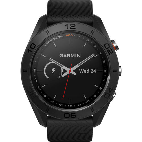 Garmin Approach S60 GPS Watch Black with Black Band