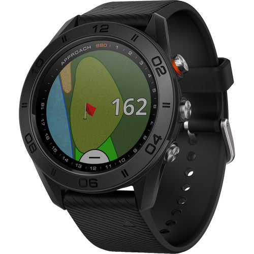 Garmin Approach S60 GPS Watch Black with Black Band