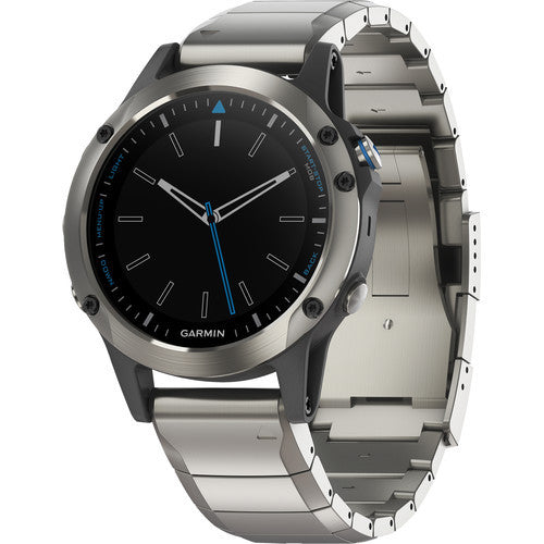 Garmin Quatix 5 GPS Watch Stainless Steel Sapphire with Metal Band
