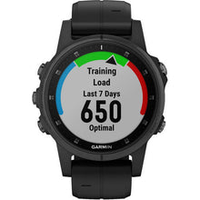 Garmin fenix 5S Plus Sapphire Edition Multi-Sport Training GPS Watch (42mm, Black with Black Band)