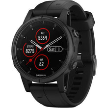 Garmin fenix 5S Plus Sapphire Edition Multi-Sport Training GPS Watch (42mm, Black with Black Band)