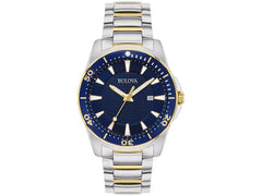 Bulova 98B329 Blue Dial Two Tone