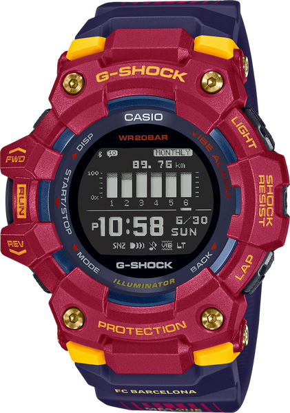 G-Shock GBD100BAR-4 Matchday Inside Barcelona MOVE Limited Edition