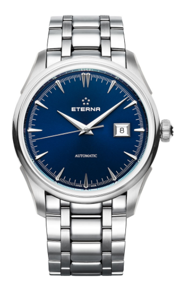 Eterna 1948 Legacy Date Stainless Steel Blue Dial Ref: 2951.41.80.1700