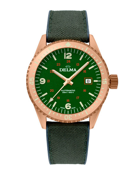 Delma 31601.726.6.144 Cayman Bronze 550m Green Dial Automatic