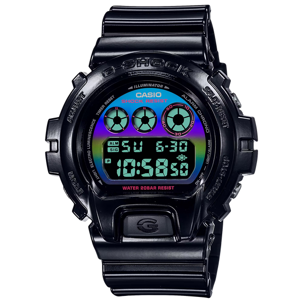 G-Shock DW6900RGB-1 Digital Virtual Rainbow 3-Eye